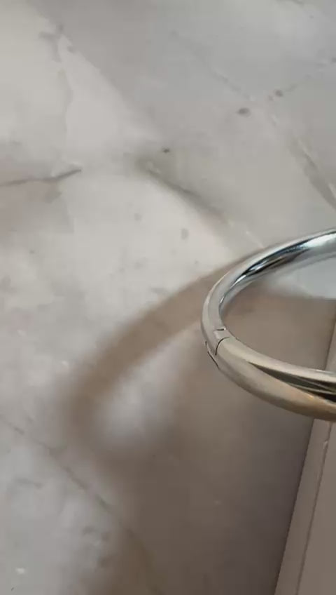 Luxury 950 Silver & 18K Gold Gemstone Bracelet – Amethyst, Topaz & Pink Zircon